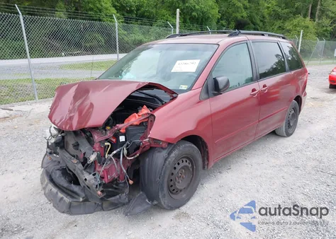 2008 Toyota Sienna Le из США, поврежденный, VIN 5TDZK23C48S222228
